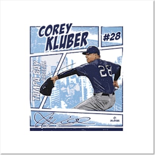 Corey Kluber Tampa Bay Comic Posters and Art